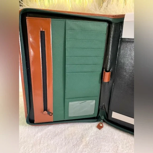 🍀Granite Portfolio/Organizer Binder,Resume MenWomen,Dark Green#GR2🍀